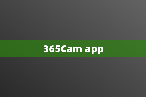 365Cam app