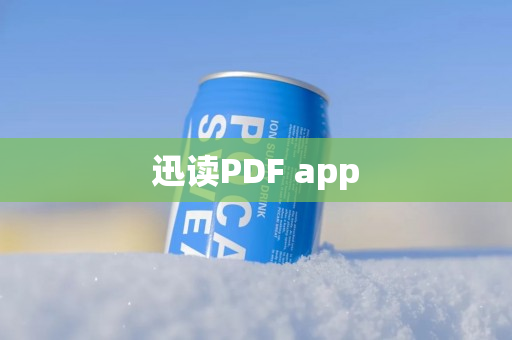 迅读PDF app