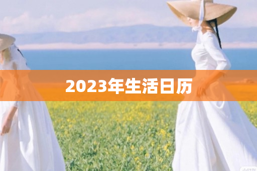 2023年生活日历