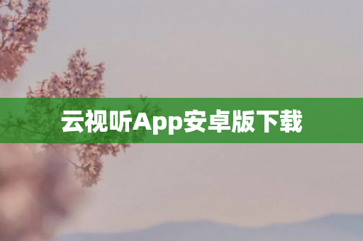 云视听App安卓版下载