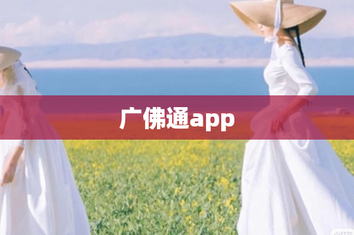 广佛通app