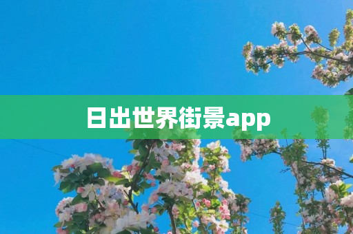 日出世界街景app