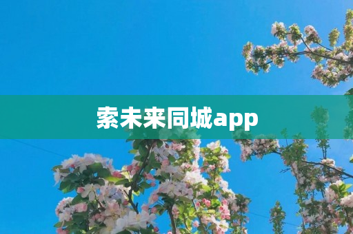 索未来同城app