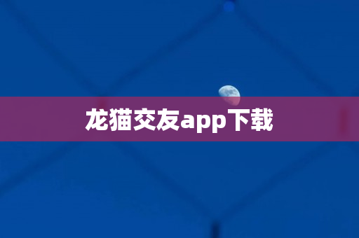 龙猫交友app下载