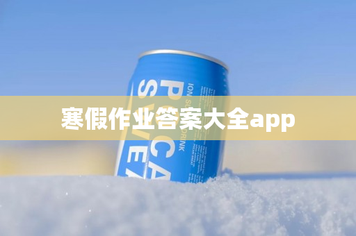 寒假作业答案大全app