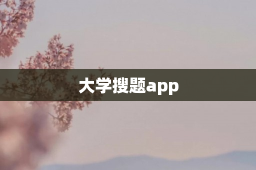 大学搜题app