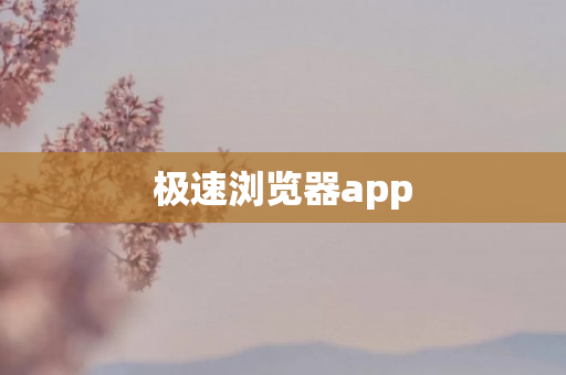 极速浏览器app