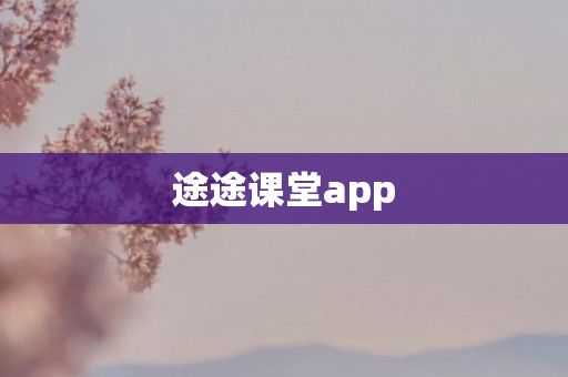 途途课堂app