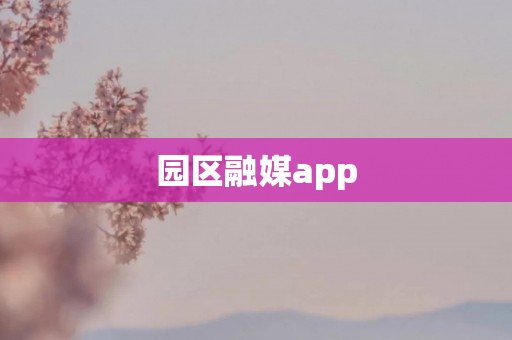 园区融媒app