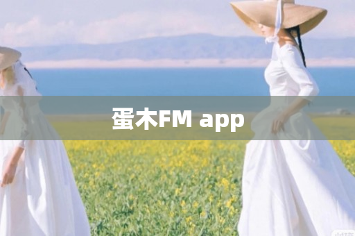 蛋木FM app