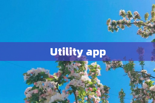 Utility app