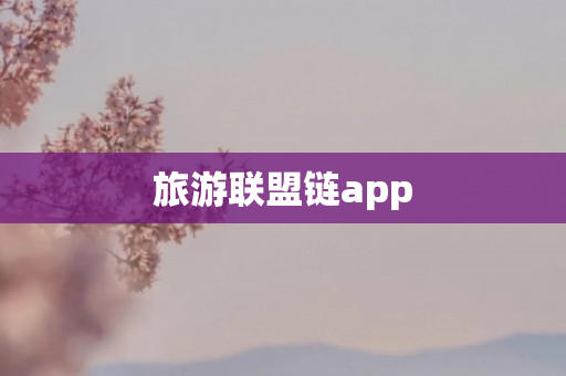 旅游联盟链app