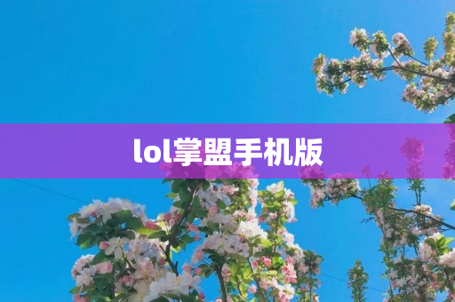 lol掌盟手机版