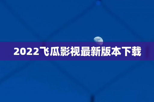 2022飞瓜影视最新版本下载