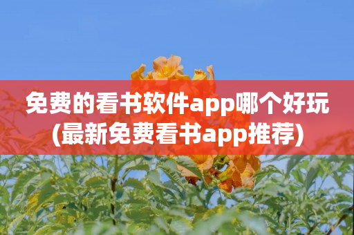 免费的看书软件app哪个好玩(最新免费看书app推荐)