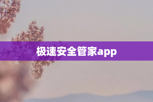 极速安全管家app