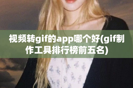 视频转gif的app哪个好(gif制作工具排行榜前五名)