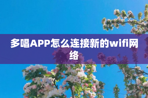 多唱APP怎么连接新的wifi网络