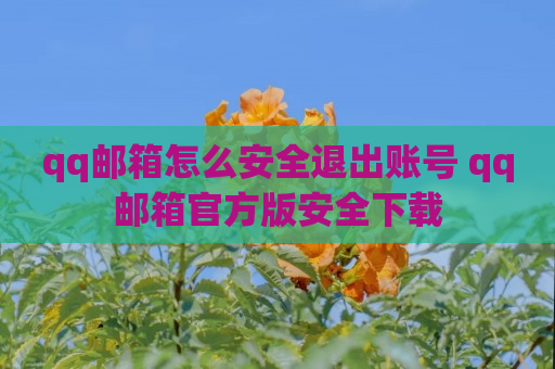 qq邮箱怎么安全退出账号 qq邮箱官方版安全下载