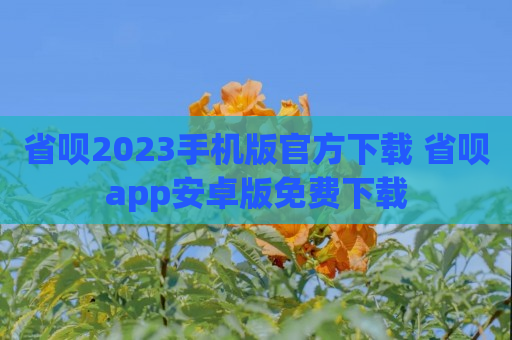 省呗2023手机版官方下载 省呗app安卓版免费下载