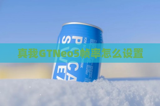 真我GTNeo5帧率怎么设置