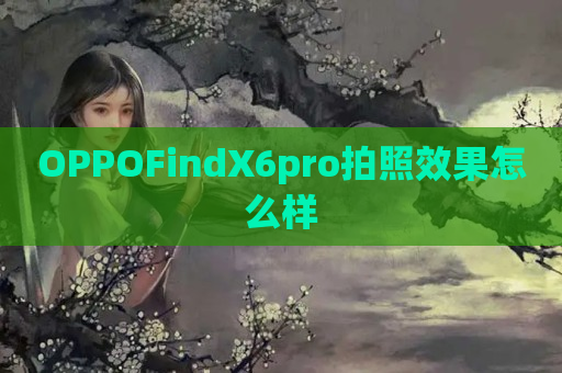 OPPOFindX6pro拍照效果怎么样