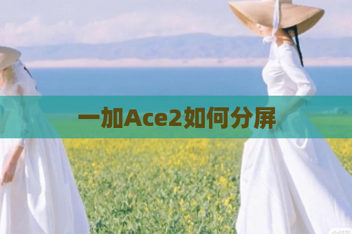 一加Ace2如何分屏