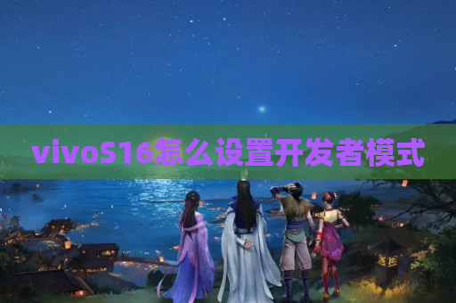 vivoS16怎么设置开发者模式