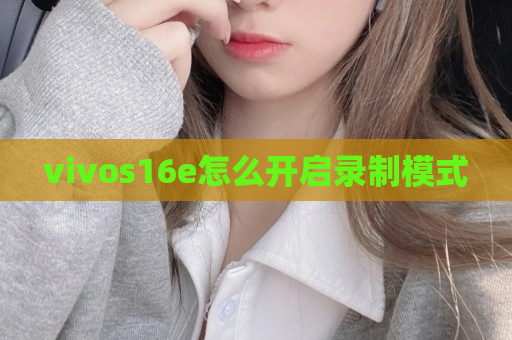 vivos16e怎么开启录制模式