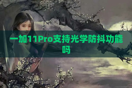 一加11Pro支持光学防抖功能吗