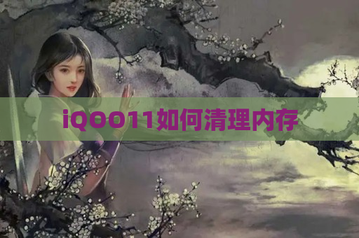 iQOO11如何清理内存