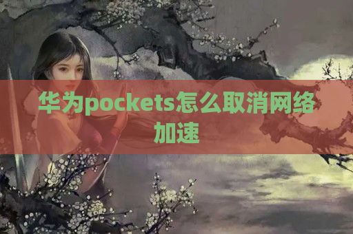 华为pockets怎么取消网络加速