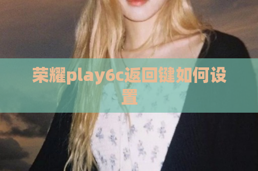 荣耀play6c返回键如何设置