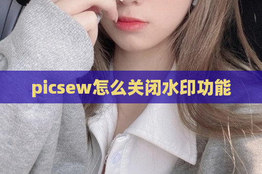 picsew怎么关闭水印功能