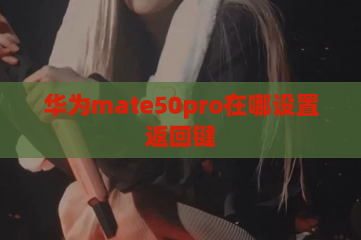 华为mate50pro在哪设置返回键