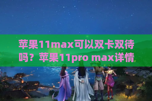 苹果11max可以双卡双待吗？苹果11pro max详情介绍